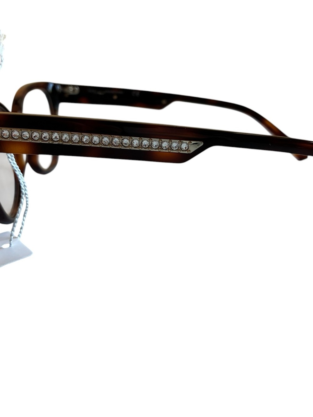 Swarovski SK5392 052 Tortoise Cat Eye Eyeglasses Frames 51-16 + Case NWT - Picture 11 of 13